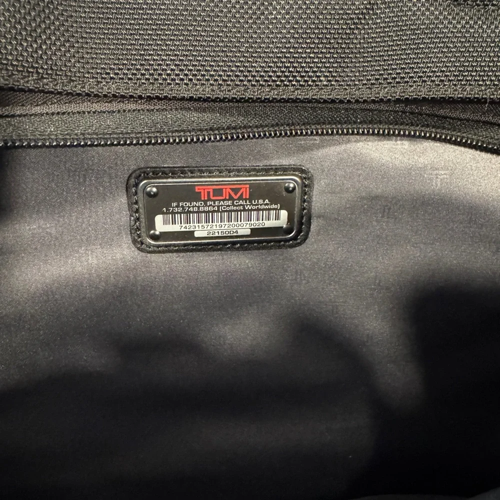 Tumi Black Duffel Bag with Durable Design